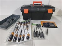 Black & Decker Tool Box w/ New Tools