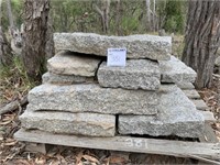 8 Granite blocks approx 700x350x100