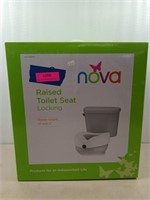 New raised toilet seat