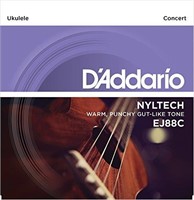D Addario EJ88C Nyltech Ukulele Strings  Concert