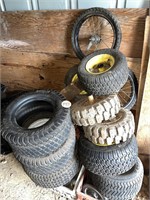 Tires w/Some John Deere Wheels