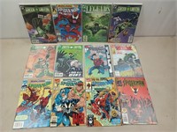 12 asst spider-man, Green lantern comic books