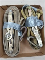 2 - 2" ratchet straps