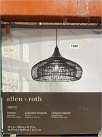 ALLEN AND ROTH PENDANT LIGHT RETAIL $200
