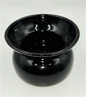 Black Pottery Spittoon