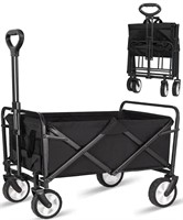 Collapsible Foldable Wagon, Beach Cart Large Capac