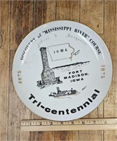 Vintage Tri-Centennial Fort Madison IA Plate