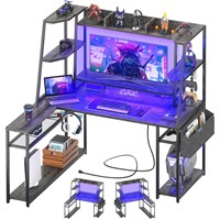 armocity L Shaped Gaming Desk with Hutch &