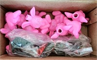 Pink Bunny Blow Mold Lights