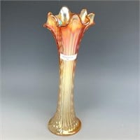 Fenton Marigold Diamond Pount Columns Vase