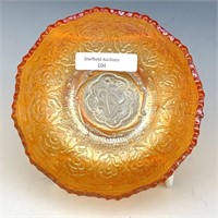 Fenton Marigold Persian Medallion Bowl