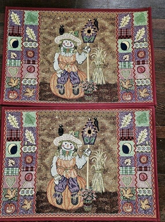 2 Scarecrow Mats Rugs