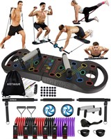 HOTWAVE Portable Exercise Equipment with 16 Gym Ac