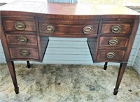 Leather Top Chippendale Desk w/ Issues