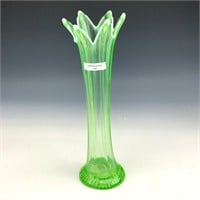 Dugan Green Opal Wide Rib Vase