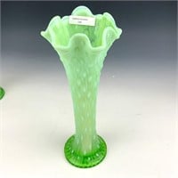 NW Green Opal Tree Trunk Vase