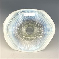 NW French Opal Nautilus Footed Dish