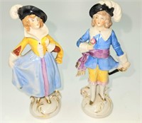 Small Colonial Couple Made in Germany 5"
