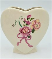 Savannah Heart and Ribbon Vase 4"