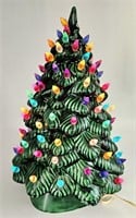 Ceramic Christmas Tree w/ Lights 14" Tall