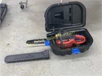 16 INCH HOMELITE GAS CHAINSAW WITH CASE