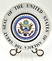 The Great Seal of the United States Plate w/ Stand