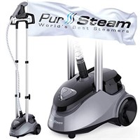 PurSteam Standing Garment Steamer with Wheels, 1h+