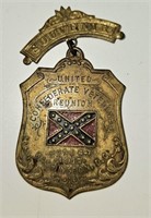 1917 UCV United Confederate Veterans Badge