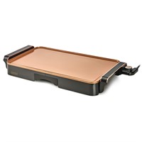 CRUX Electric Griddle with Nonstick Ceramic Coatin