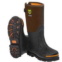 TIDEWE Rubber Work Boot for Men with Steel Toe & S