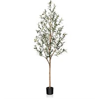 SOGUYI Artificial Olive Tree, 6FT Tall Faux Silk P