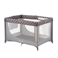 Pamo Babe Portable Crib Baby Playpen with Mattress