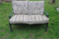Garden Love Seat With Cushions