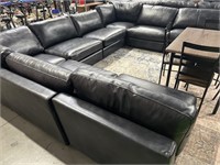 MACYS LEATHER SECTIONAL RETAIL $16,900