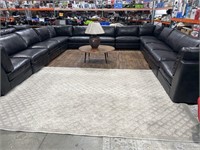 MACYS LEATHER SECTIONAL RETAIL $19,900