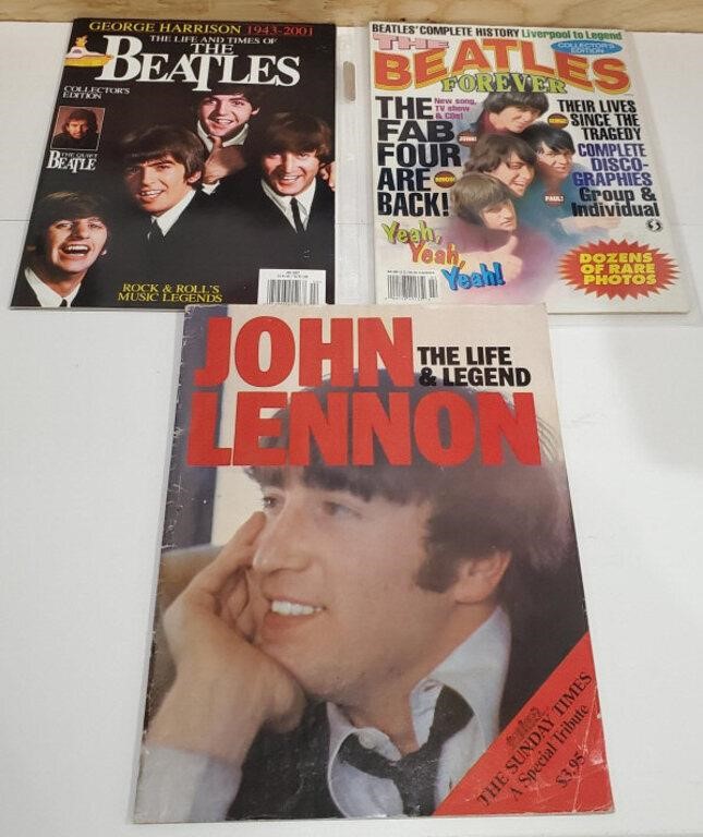 3 Beatles Magazines