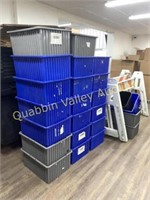 20 USED STACKABLE TOTES