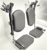 Wheelchair Elevating Legrests with Padded Calf Pad
