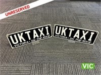 UKTAXI Number Plates
