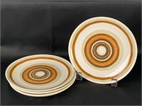 4 Mid Century Cavalier  Ironstone 6-1/4'' Plates