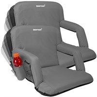 Driftsun 2 Pack Stadium Seats with Back Support, D