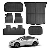 KIKIMO Floor Mats for Tesla Model Y 5-Seater 2020-