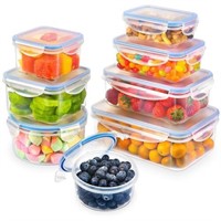 YASHE Food Storage Containers 16PCS (8 Containers