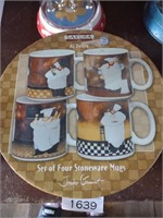 Set of Baker's chef cups