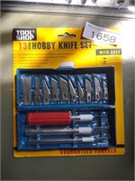 13-Piece hobby knife set