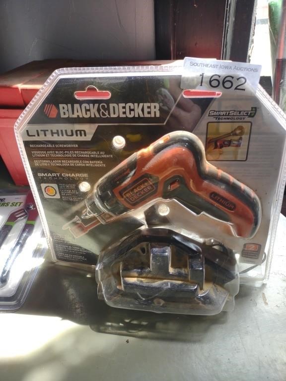Black & Decker rechargeable screwdriver
