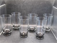 SET OF 6 CZECH "EXQUISITE" WATER GLASSES