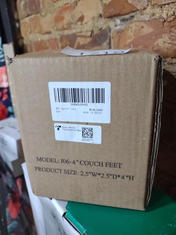 4" Couch Feet