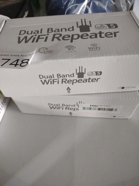 (2) Dual Band WiFi Repeaters
