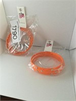(2) orange Bracelet sets